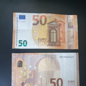 Counterfeit 50 Euro Bills